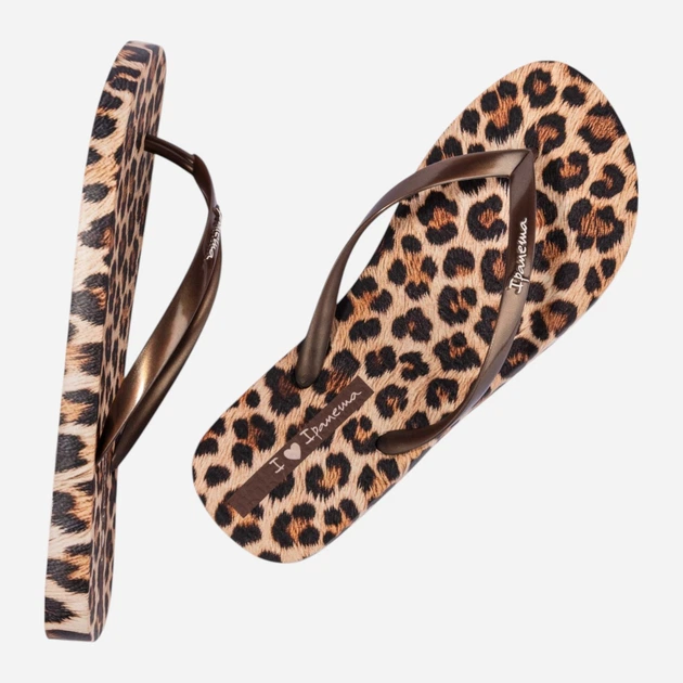 Жіночі в'єтнамки для пляжу Ipanema Animal Print 83846-BP653 39 (24.5 см) Коричневі (7900204536257) - зображення 4