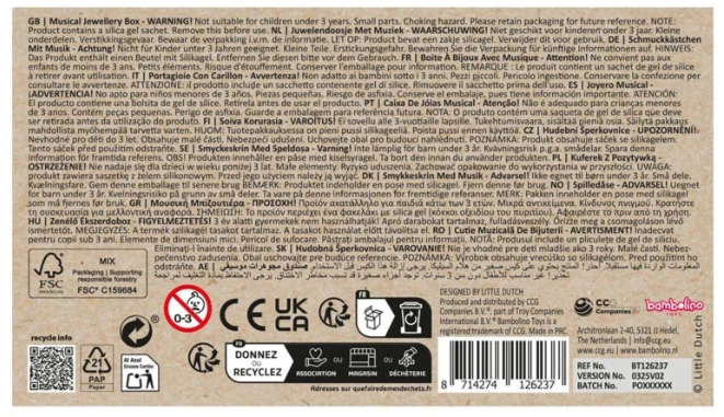 Скринька для прикрас Little Dutch Rosa Fairy Garden музична (8714274126237) - зображення 3