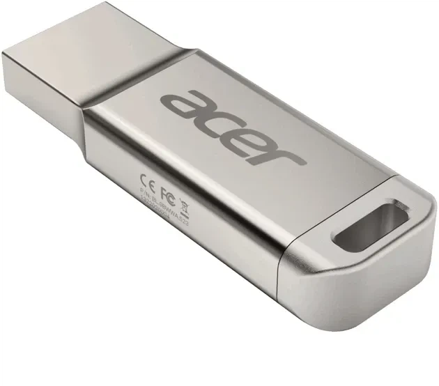 Флеш-память USB Acer UP310 128GB USB 3.2 Silver (BL.9BWWA.582) - изображение 2