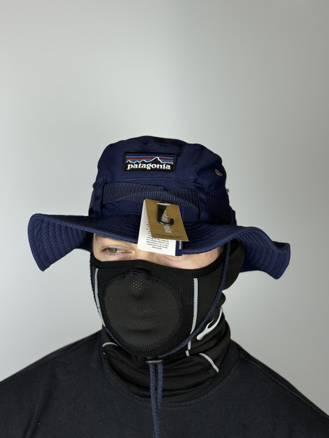 Панама Patagonia One size(универсальный размер), Унисекс, синяя. - Фото 3 Панама Patagonia One size(универсальный размер), Унисекс, синяя. - изображение 3