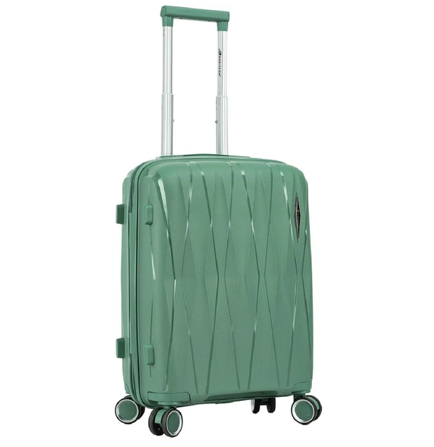Чемодан пластиковый MADISSON 51103 малый 55 см зеленый Mp00194 - Фото 2 Чемодан пластиковый MADISSON 51103 малый 55 см зеленый Mp00194 - изображение 2