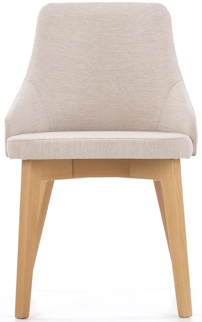 Krzesło do kuchni i salonu Halmar Toledo Beżowe/Dąb miodowy (5905248122642) - obraz 5