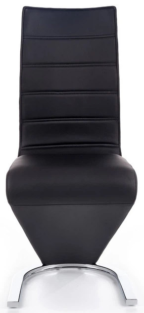 Krzesło do kuchni i salonu Halmar K194 na płozach Czarne (5905248117099) - obraz 4