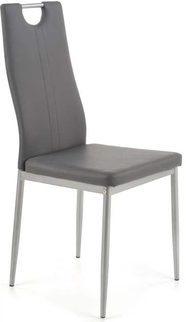 Krzesło do kuchni i salonu Halmar K202 Popielate (5905248117204) - obraz 3