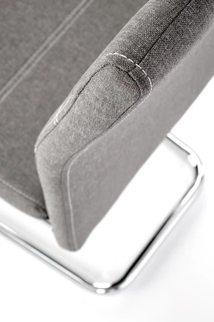 Krzesło do kuchni i salonu Halmar K349 na płozach Popielate (5905248118577) - obraz 10