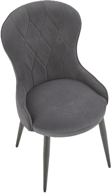 Krzesło do kuchni i salonu Halmar K366 Popielate (5905248118805) - obraz 7