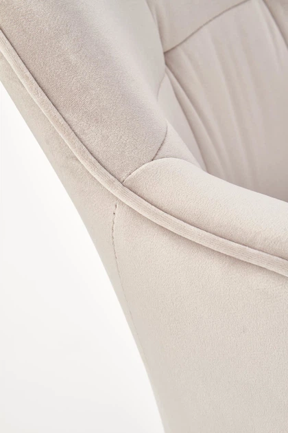 Стілець для кухні та вітальні Halmar K377 на полозках Бежевий (5905248118911) - зображення 2