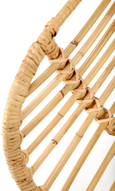 Стілець для кухні та вітальні Halmar K335 з ротангу Натуральний (5905248118454) - зображення 2