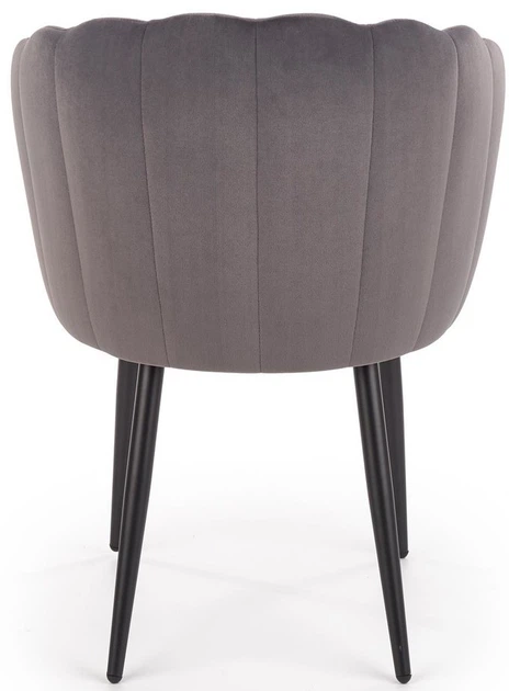 Стілець для кухні та вітальні Halmar K386 Сірий (5905248119093) - зображення 6