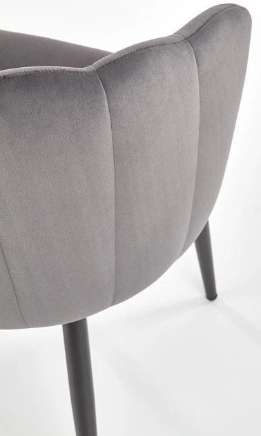 Стілець для кухні та вітальні Halmar K386 Сірий (5905248119093) - зображення 8