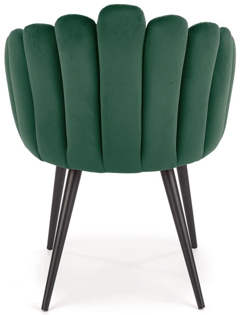 Krzesło do kuchni i salonu Halmar K410 ciemnozielone (5905248119451) - obraz 4