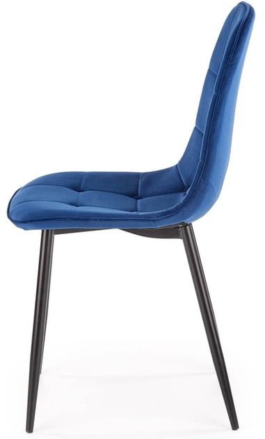 Стілець для кухні та вітальні Halmar K417 Темно-синій (5905248119574) - зображення 3