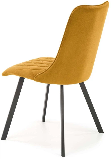 Krzesło do kuchni i salonu Halmar K450 Musztardowe (5905248119741) - obraz 3