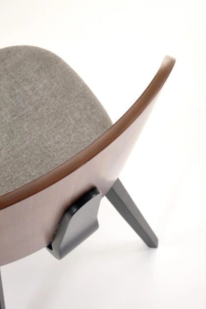 Стілець для кухні та вітальні Halmar K563 Попелястий/Ореховий (5905248133020) - зображення 11