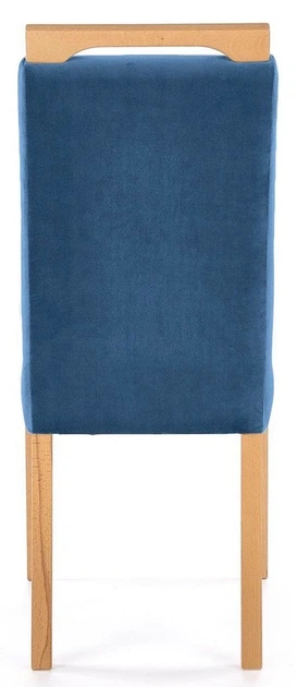 Krzesło do kuchni i salonu Halmar Clarion Granatowe/Dąb miodowy (5905248133099) - obraz 4