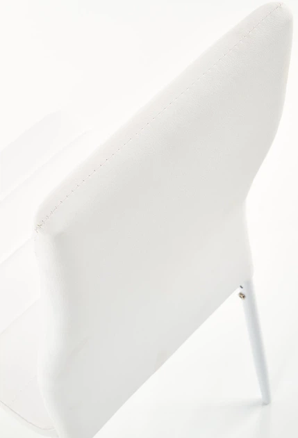 Стілець для кухні та вітальні Halmar K70 з екошкіри Білий (5905248121324) - зображення 2