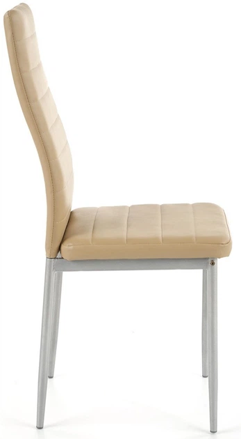 Стілець для кухні та вітальні Halmar K70 з екошкіри Світло-коричневий (5905248121355) - зображення 3