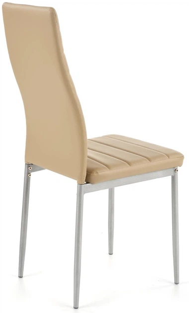 Стілець для кухні та вітальні Halmar K70 з екошкіри Світло-коричневий (5905248121355) - зображення 5