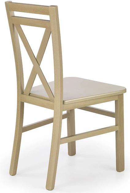 Krzesło do kuchni Halmar Dariusz 2 drewniane Dąb sonoma (5905248121836) - obraz 2