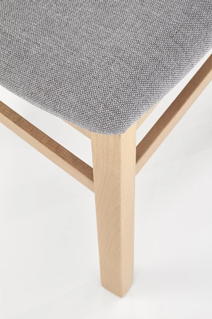 Krzesło do kuchni i salonu Halmar Gepard 2 Popielate/Dąb miodowy (5905248122031) - obraz 4