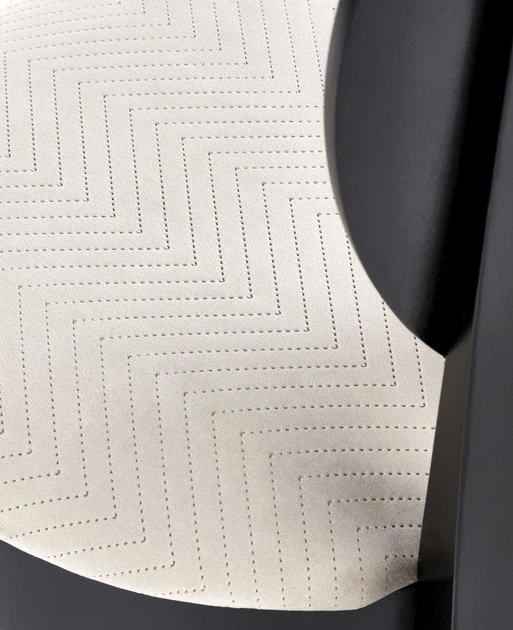 Krzesło do kuchni i salonu Halmar Velo Beżowe/Czarne (5905248122710) - obraz 2