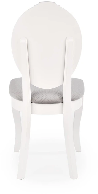 Стілець для кухні та вітальні Halmar Velo Сірий/Білий (5905248122703) - зображення 6