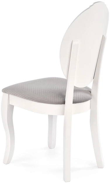 Стілець для кухні та вітальні Halmar Velo Сірий/Білий (5905248122703) - зображення 7
