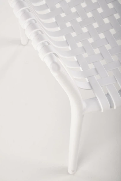 Krzesło do kuchni Halmar K492 plecione z podłokietnikami Białe (5905248125872) - obraz 20