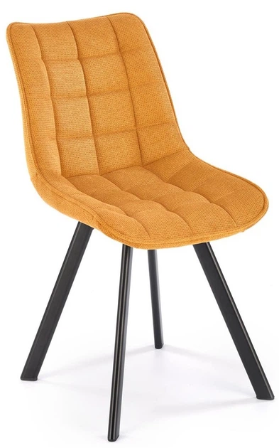 Стілець для кухні та вітальні Halmar K549 Гірчичний (5905248132702) - зображення 5