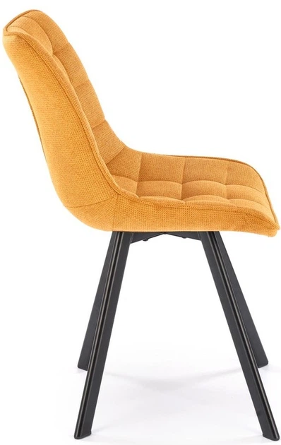 Стілець для кухні та вітальні Halmar K549 Гірчичний (5905248132702) - зображення 6