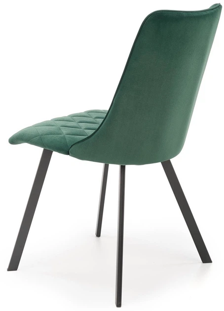 Стілець для кухні та вітальні Halmar K450 Темно-Зелений (5905248116573) - зображення 8