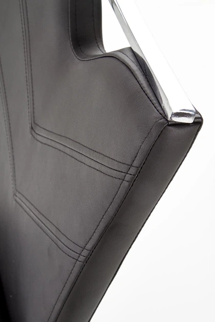 Krzesło do kuchni i salonu Halmar K224 na płozach Czarne (5905248117402) - obraz 5