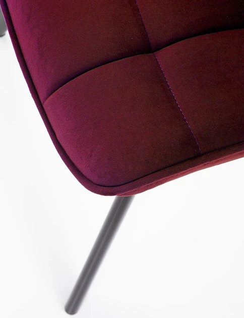 Стілець для кухні та вітальні Halmar K332 Бордовий (5905248118348) - зображення 3