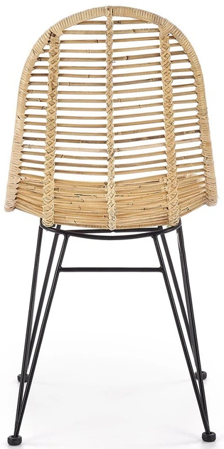 Krzesło do kuchni i salonu Halmar K337 z rattanu Naturalne (5905248118485) - obraz 6