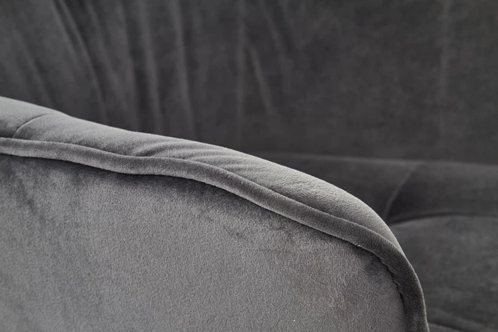 Стілець для кухні та вітальні Halmar K377 на полозках Сірий (5905248118935) - зображення 5