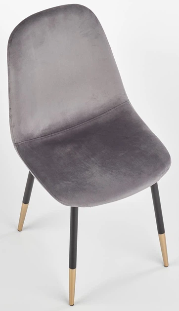 Стілець для кухні та вітальні Halmar K379 Сірий (5905248118973) - зображення 5