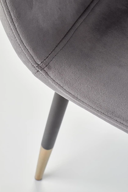 Стілець для кухні та вітальні Halmar K379 Сірий (5905248118973) - зображення 11