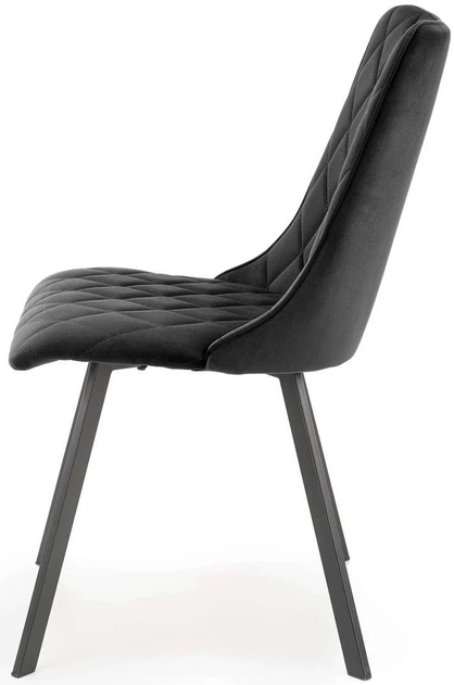Krzesło do kuchni i salonu Halmar K450 Czarne (5905248120266) - obraz 3