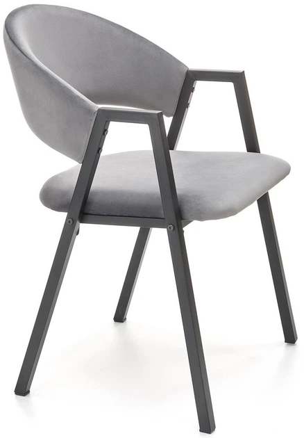 Стілець для кухні та вітальні Halmar K473 Сірий (5905248121010) - зображення 5