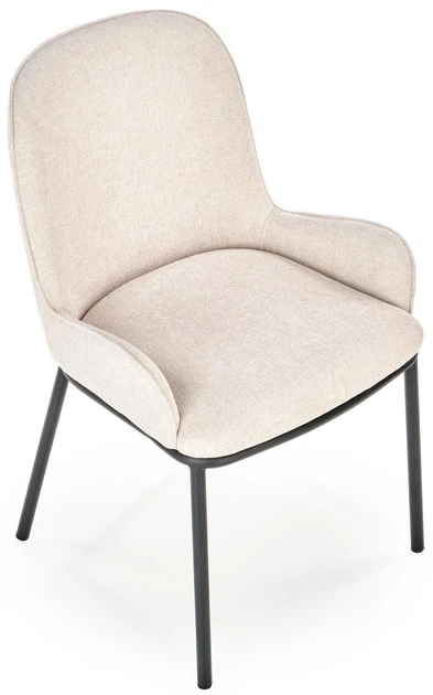 Krzesło do kuchni i salonu Halmar K481 z podłokietnikami Beżowe (5905248121133) - obraz 2