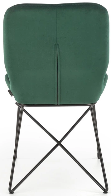 Krzesło do kuchni i salonu Halmar K454 ciemnozielone (5905248121416) - obraz 6