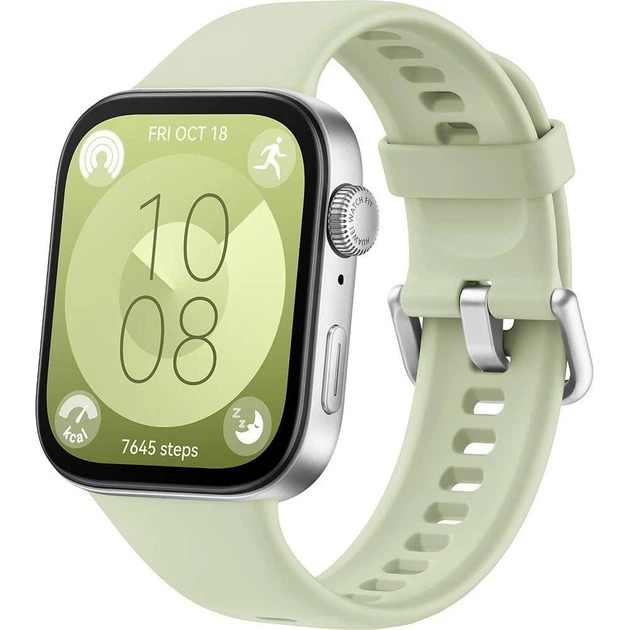 Смарт-часы HUAWEI Watch Fit 3 Green (55020CGE) - Фото 1 Смарт-часы HUAWEI Watch Fit 3 Green (55020CGE) - изображение 1