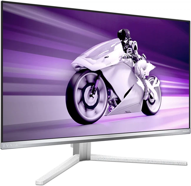 TFT 27' Philips 27M2N8500, QD-OLED, QHD, 360Hz, 0,3ms, 2xHDMI, DP, USB-hub, HAS, Pivot, колонки, біл - изображение 2