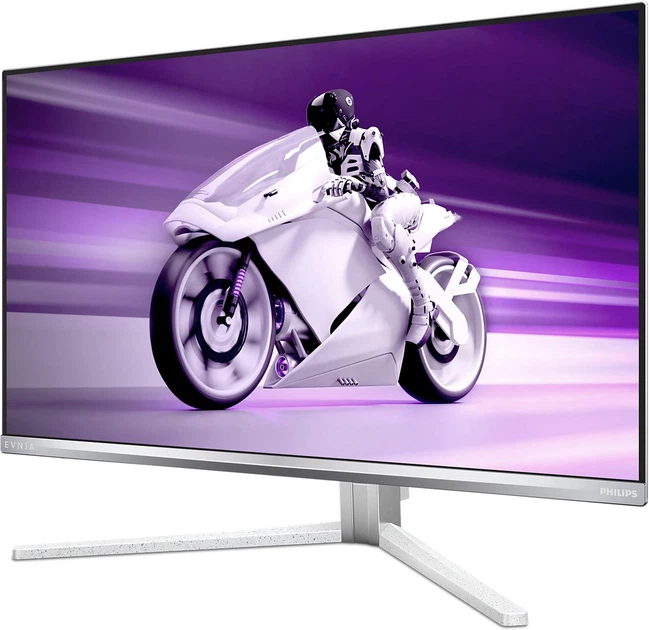 TFT 27' Philips 27M2N8500, QD-OLED, QHD, 360Hz, 0,3ms, 2xHDMI, DP, USB-hub, HAS, Pivot, колонки, біл - изображение 3