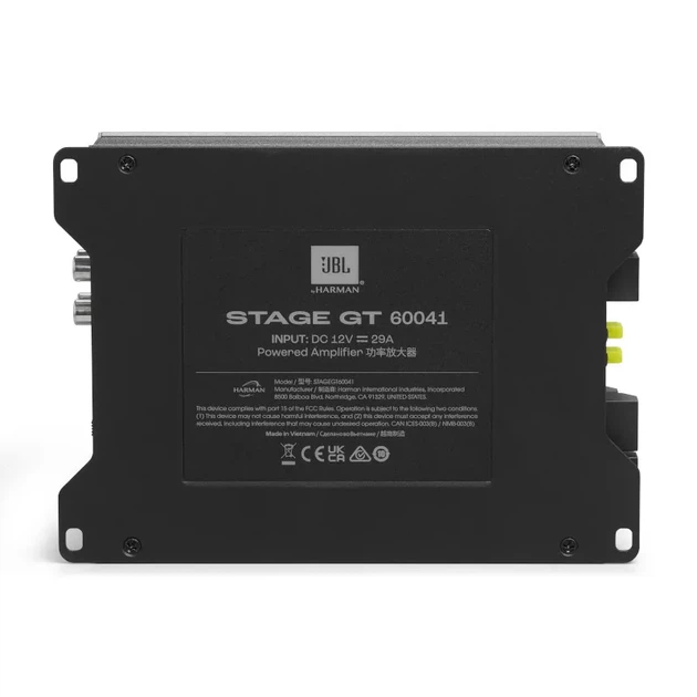 Підсилювач 4-канальний JBL CAR STAGE GT60041 - изображение 3