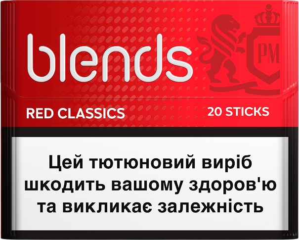 Блок стиков для нагрева табака Blends Red Classics 10 пачек TBEH (7622100546276) - Фото 1 Блок стиков для нагрева табака Blends Red Classics 10 пачек TBEH (7622100546276) - изображение 1