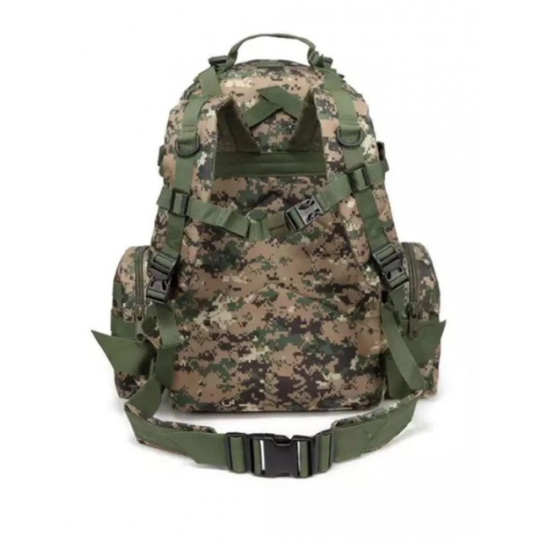 Рюкзак з підсумками 55 л Tactical Backpack B08 Піксель - зображення 4