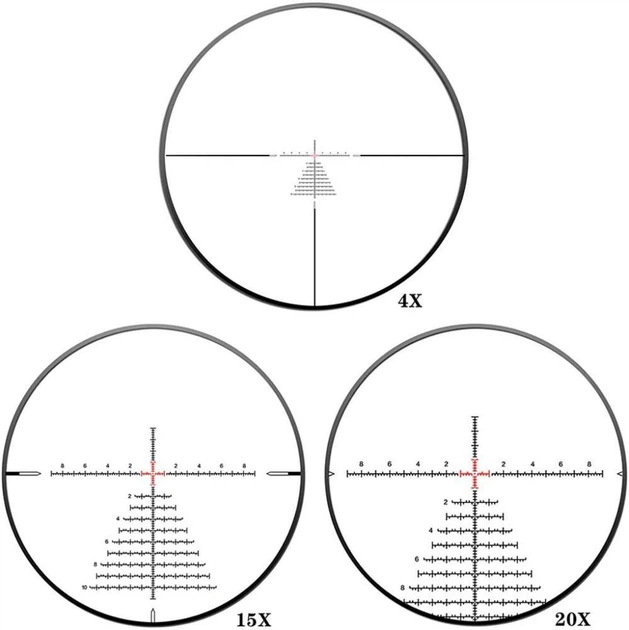 Прицел Discovery Optics ED-PRS 4-20x52 SFIR FFP (34 мм, подсветка) - изображение 5