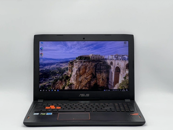 Игровой ноутбук Б-класс Asus ROG Strix GL502VM-BI7N10 / 15.6" (1920x1080) IPS / Intel Core i7-7700HQ (4 (8) ядра по 2.8 - 3.8 GHz) / 16 GB DDR4 / 480 GB SSD / nVidia GeForce GTX 1060, 3 GB GDDR5, 192-bit / WebCam б/у + Подарок Беспроводная мышь HOCO GM28 - изображение 2