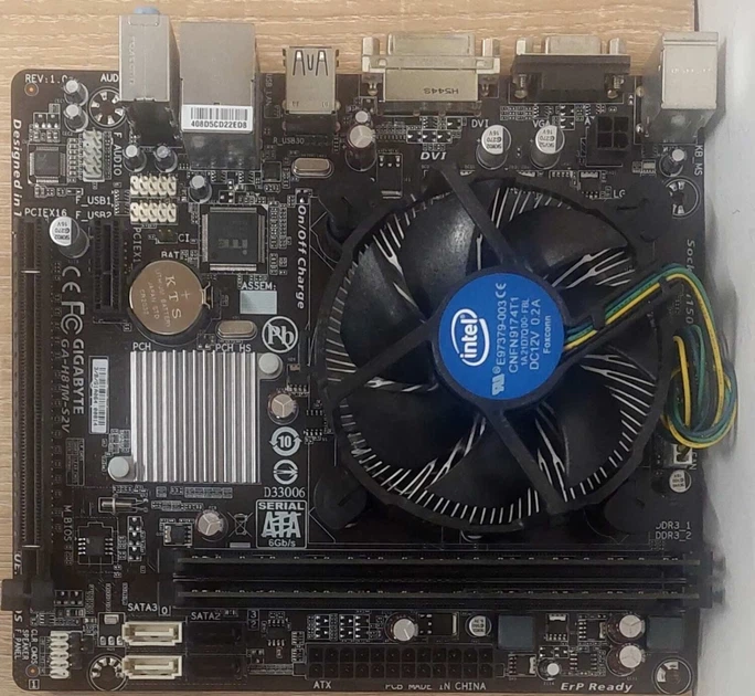 Комплект: Материнська плата Gigabyte GA-H81M-S2V / Intel Core i5-4440 (4 ядра по 3,1 - 3,3 ГГц) / 8 ГБ DDR3 / Intel HD Graphics 2500 / Роз'єм LGA1155 / Кулер б/в - Фото 4 Комплект: Материнська плата Gigabyte GA-H81M-S2V / Intel Core i5-4440 (4 ядра по 3,1 - 3,3 ГГц) / 8 ГБ DDR3 / Intel HD Graphics 2500 / Роз'єм LGA1155 / Кулер б/в - зображення 4